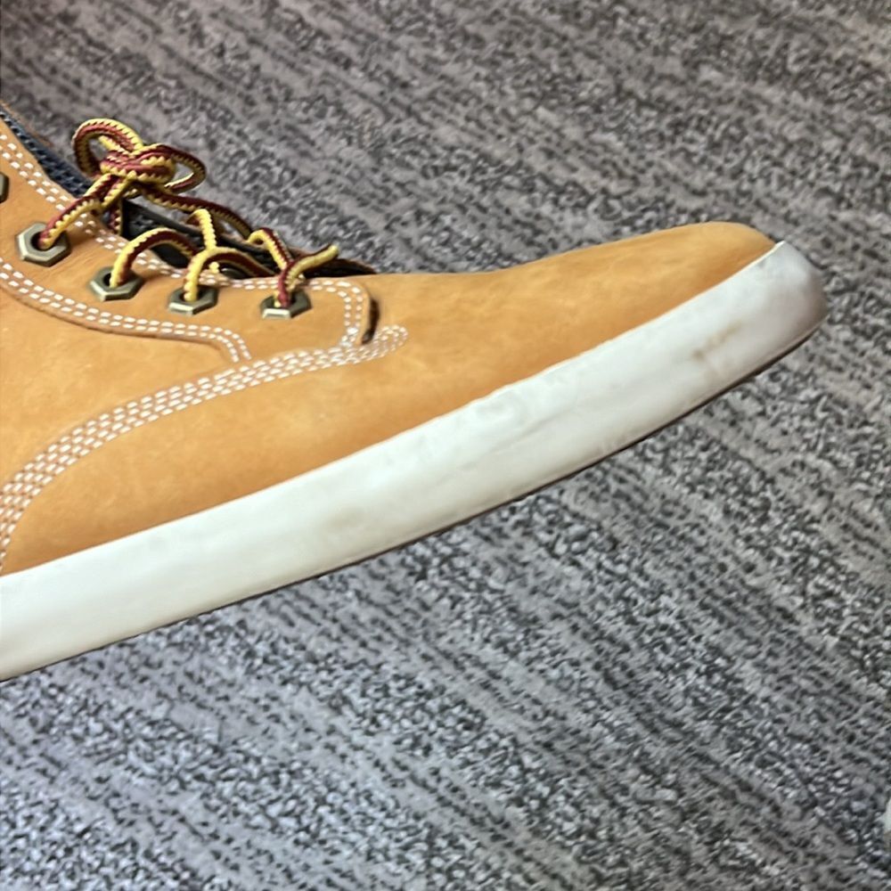 Timberland Wheat High Top Sneaker Boots US 8.5 - Picture 6 of 8